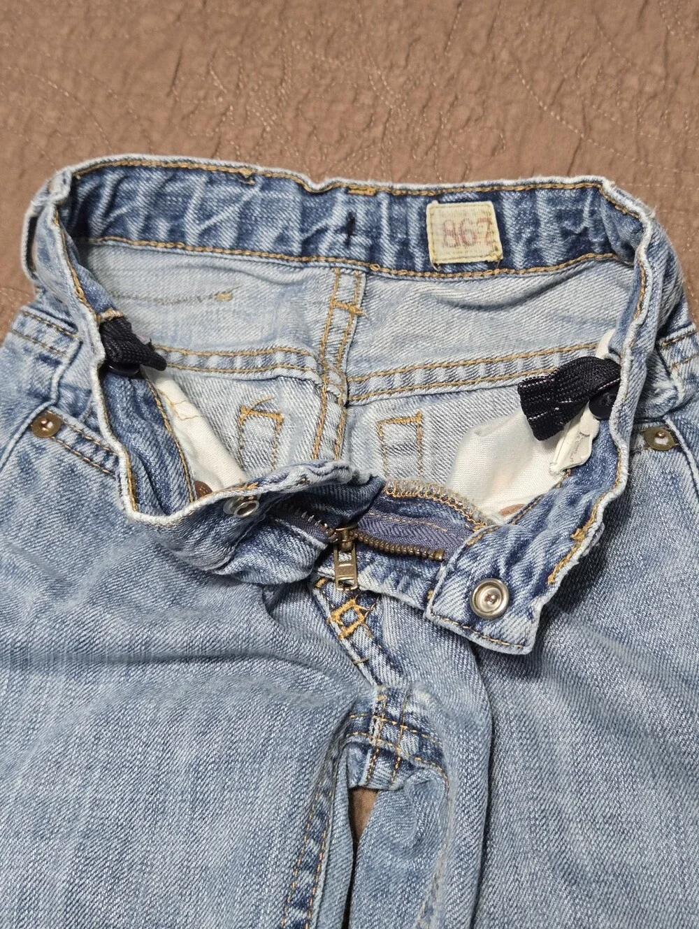 Polo Ralph Lauren Sullivan Slim Toddler Boys Distressed Blue Jeans Size 4T Y4